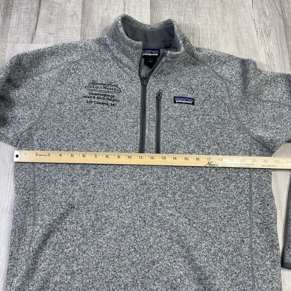 Patagonia Jacket Mens Large Gray Better Sweater Fleece Outdoors Hiking Camping O - Picture 7 of 9